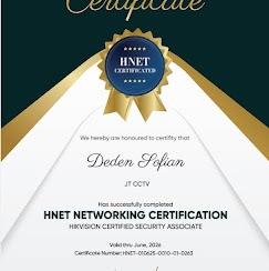 Sertifikat Hikvision Networking